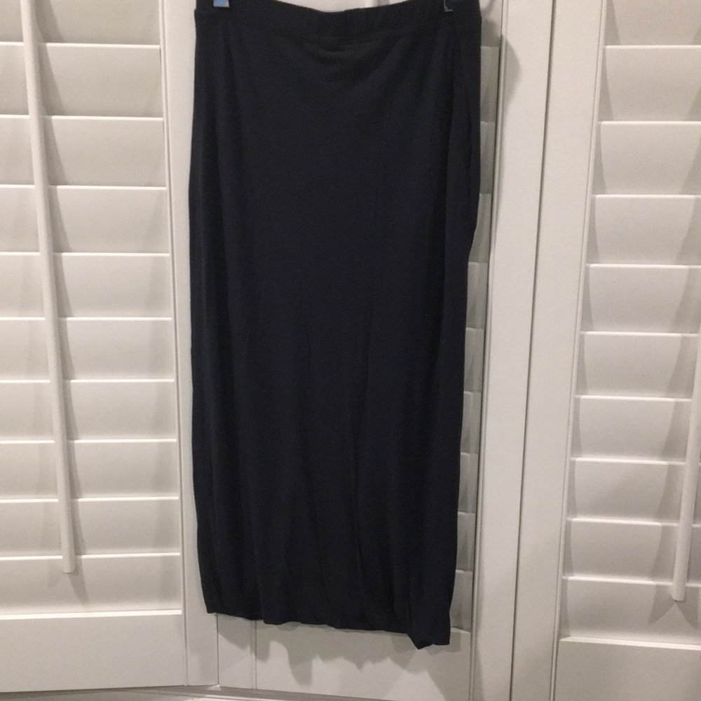 Anthropology navy blue skirt